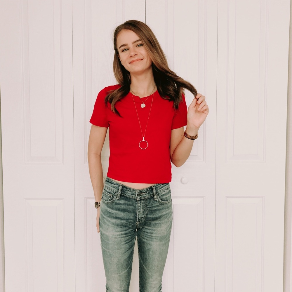 Red shirt